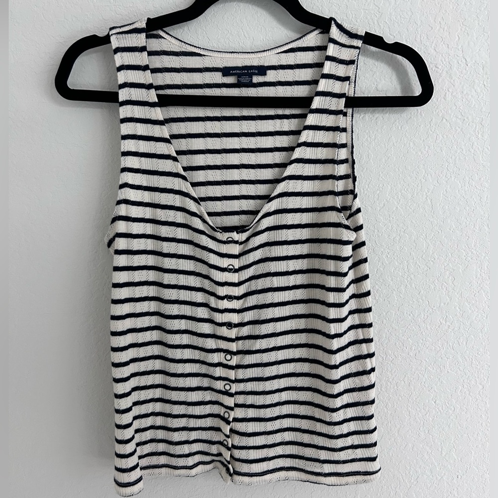 AE striped tank top